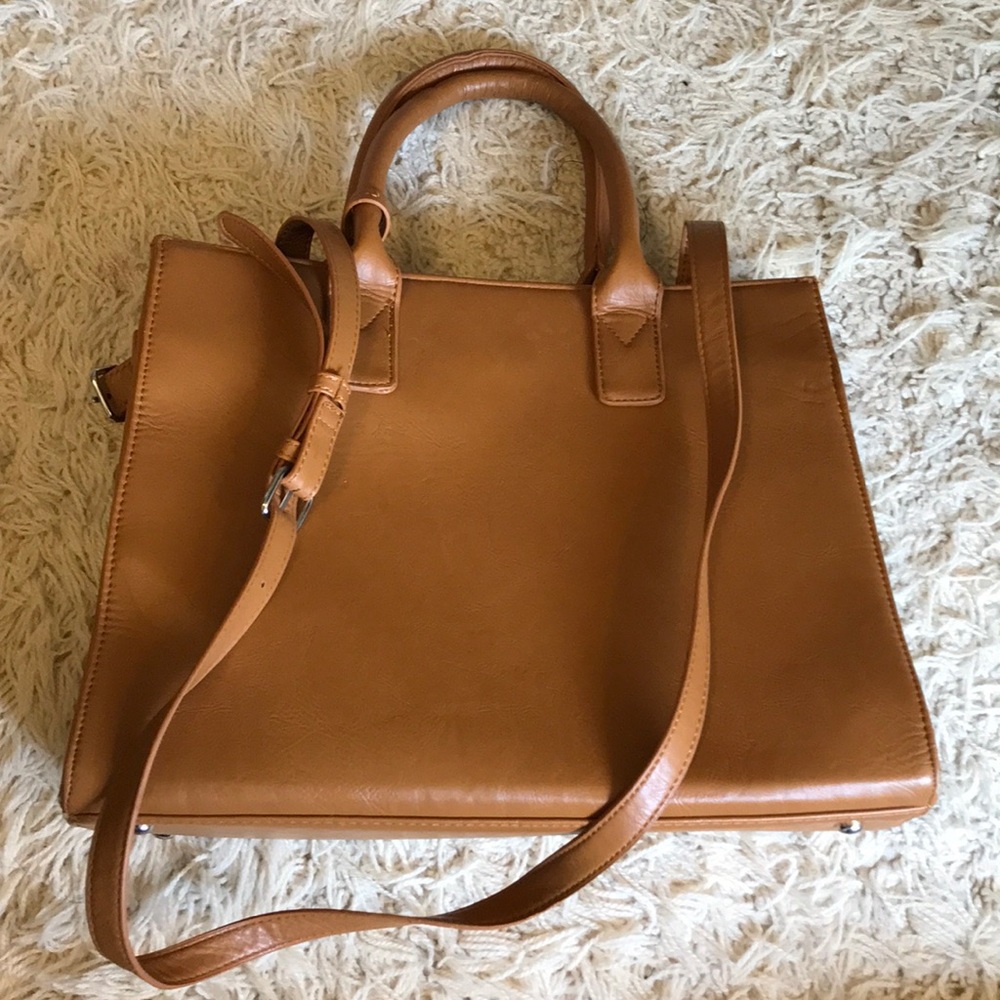 BROWN FOREVER 21 TOTE